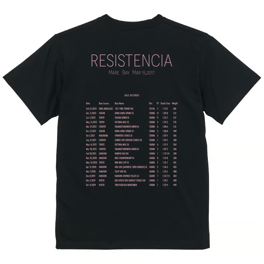 レシステンシア TシャツB 黒 Lサイズ