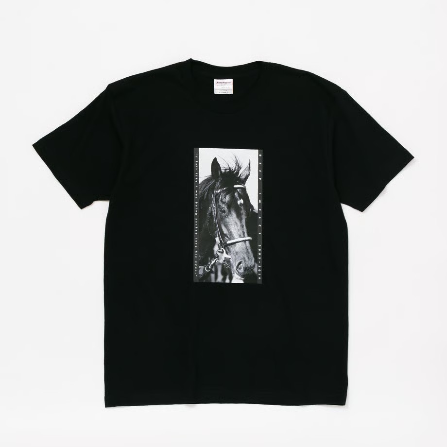 ディープインパクト TシャツB 黒 Lサイズ