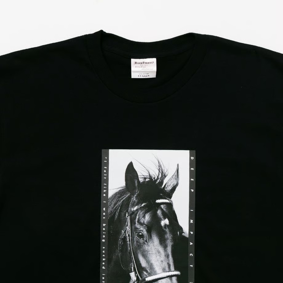 ディープインパクト TシャツB 黒 Lサイズ