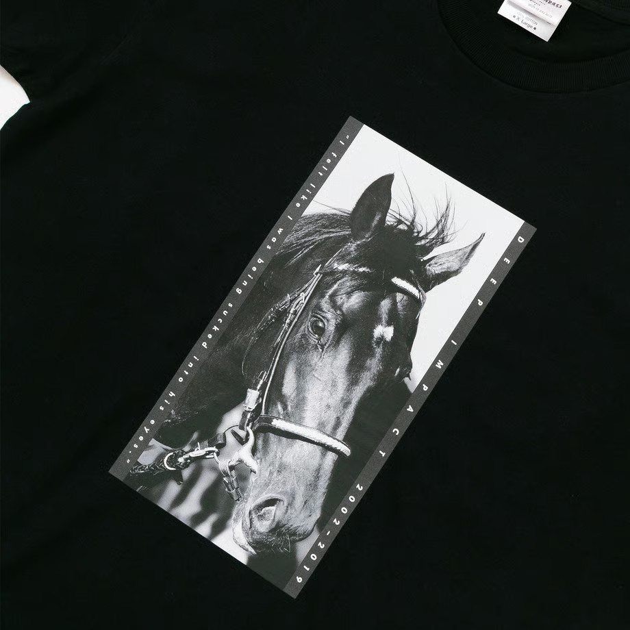 ディープインパクト TシャツB 黒 Lサイズ