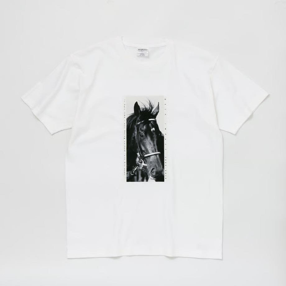 ディープインパクト TシャツB 白 Mサイズ