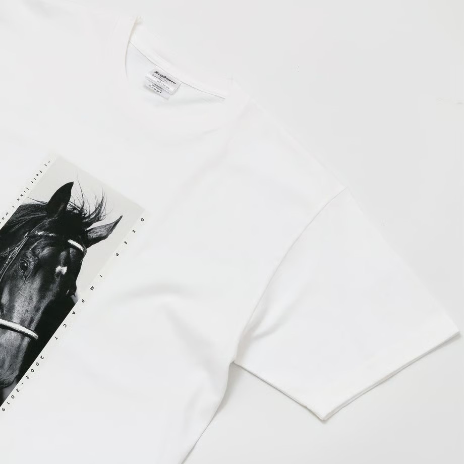 ディープインパクト TシャツB 白 Mサイズ