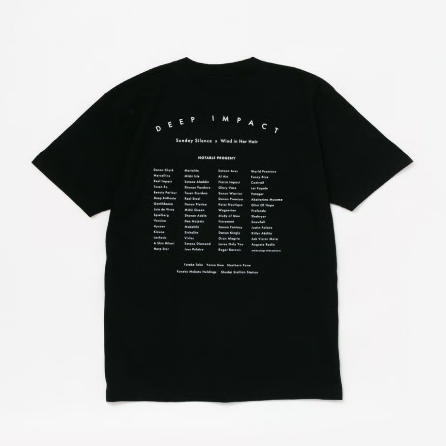 ディープインパクト TシャツC 黒 Mサイズ