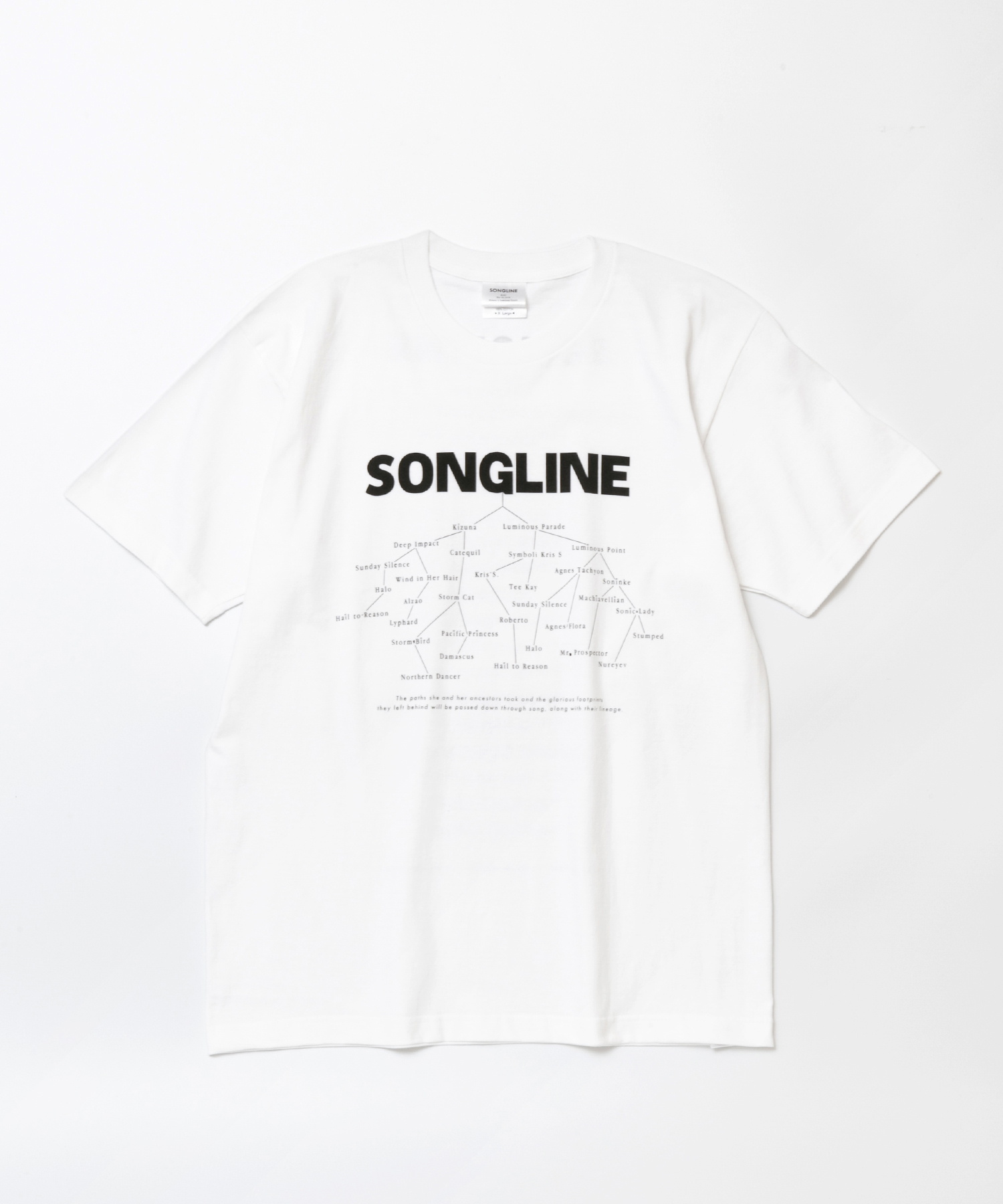 ソングライン TシャツB 白 Mサイズ