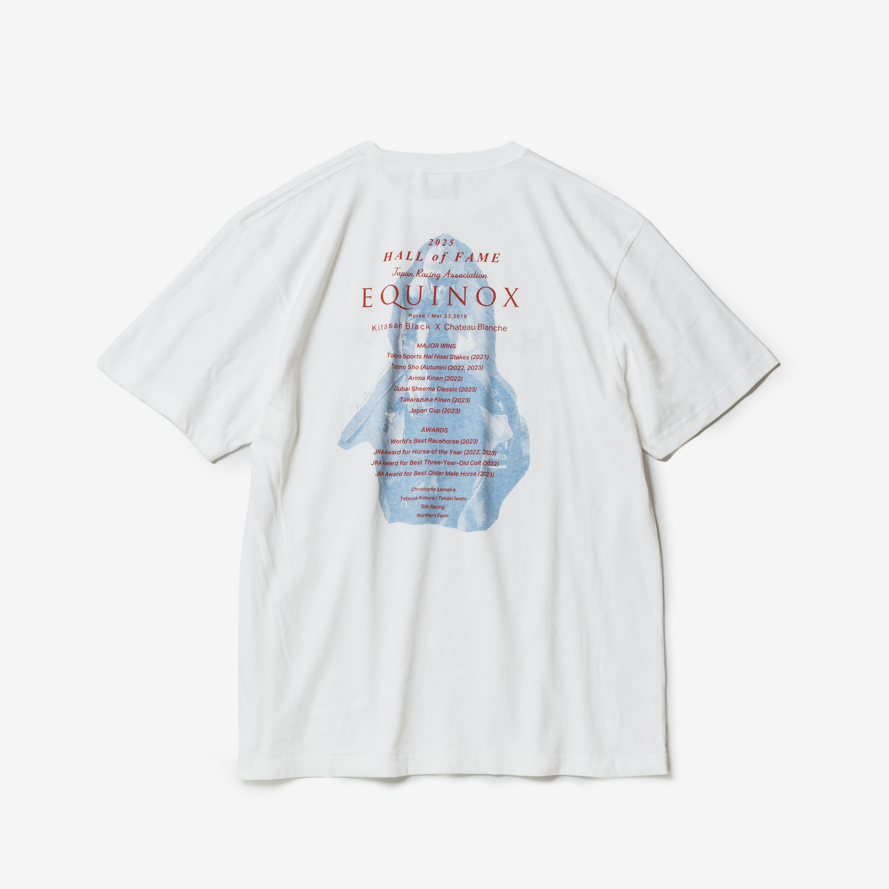 イクイノックス 顕彰馬選定記念 Tシャツ B ホワイト Lサイズ