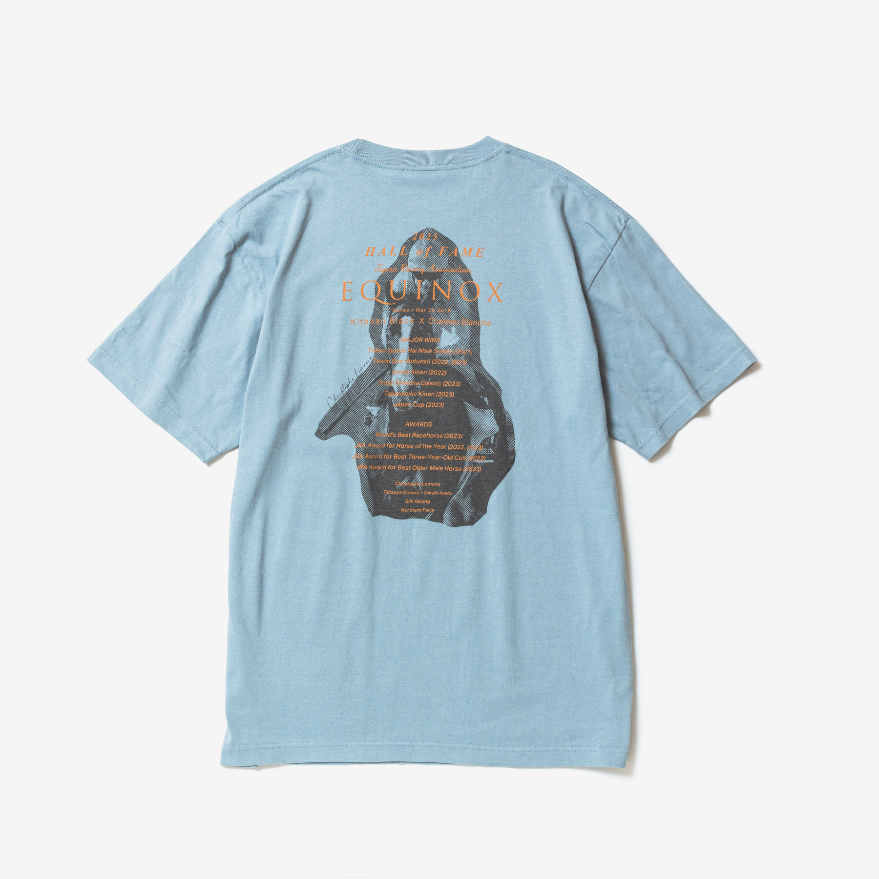 イクイノックス 顕彰馬選定記念 Tシャツ B ブルー Mサイズ