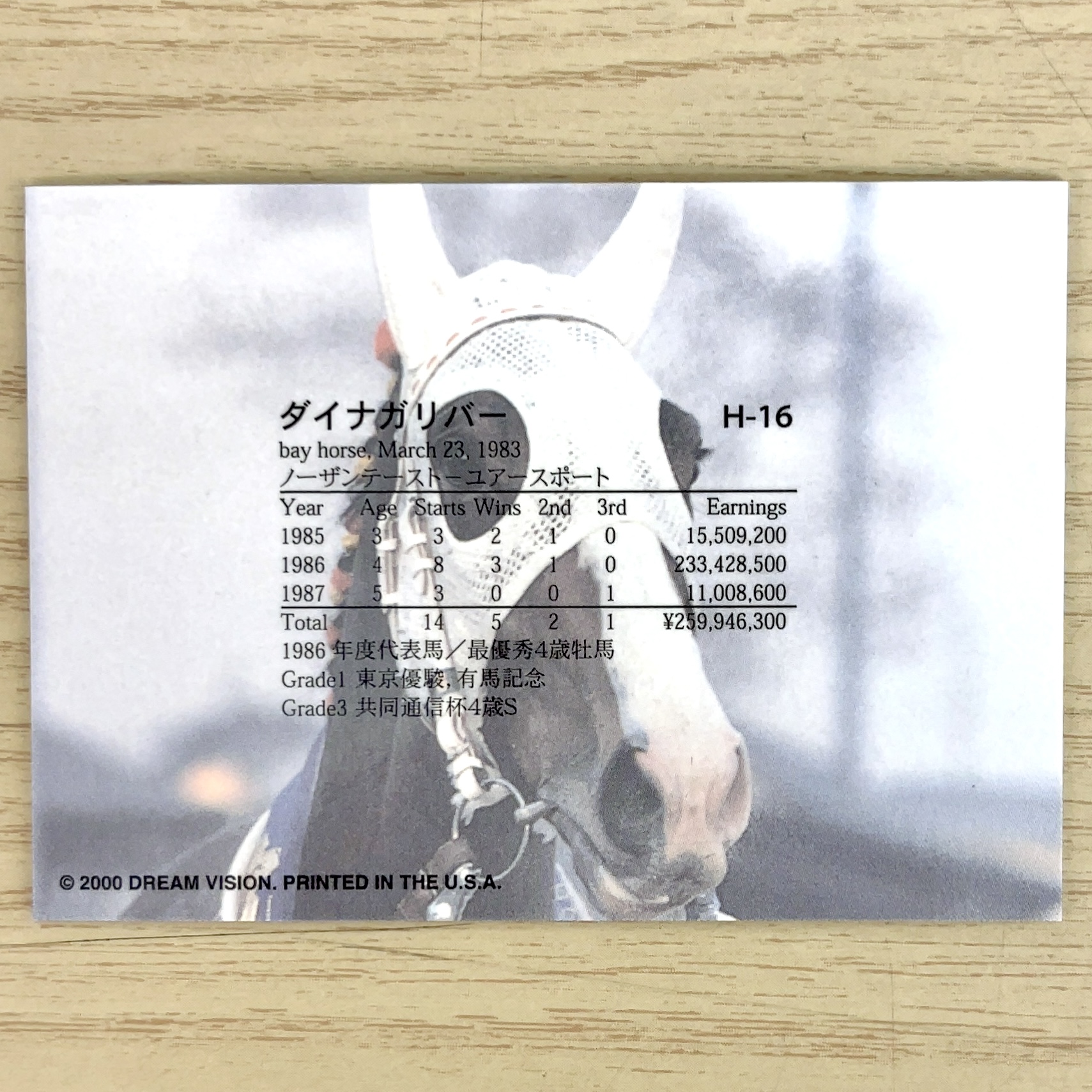 The Victory 2000 サンプルLegend H-16 ダイナガリバー