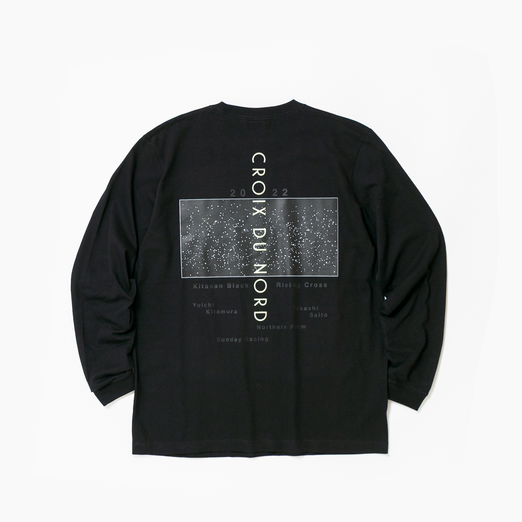 クロワデュノール  ロングスリーブTシャツ 黒 Mサイズ