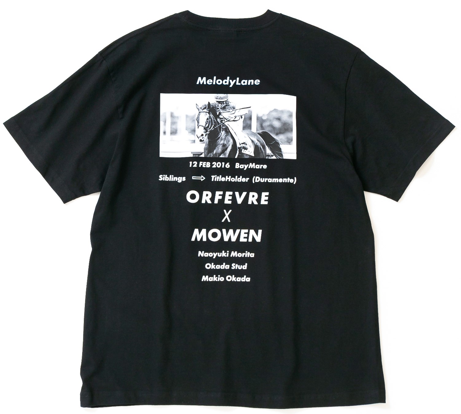 メロディーレーン TシャツC 黒 Mサイズ