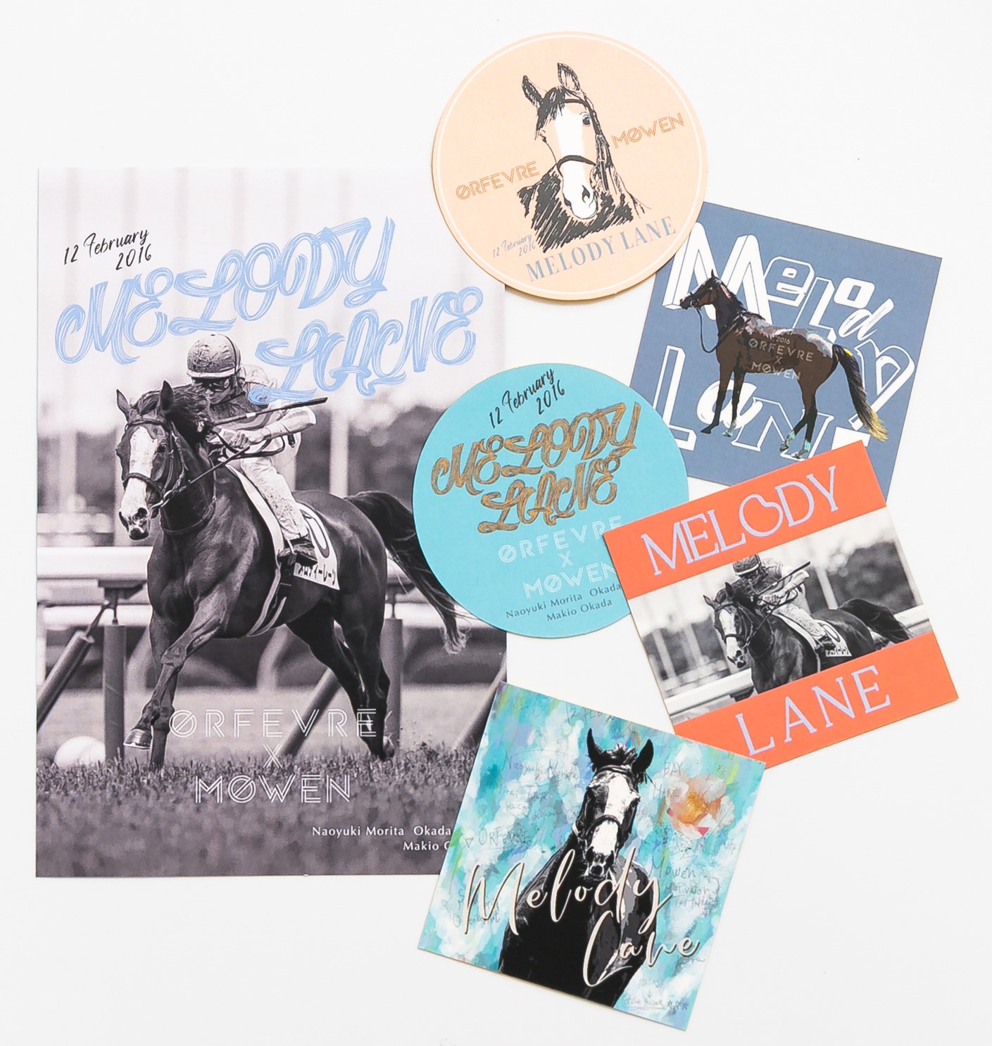 メロディーレーン ステッカー