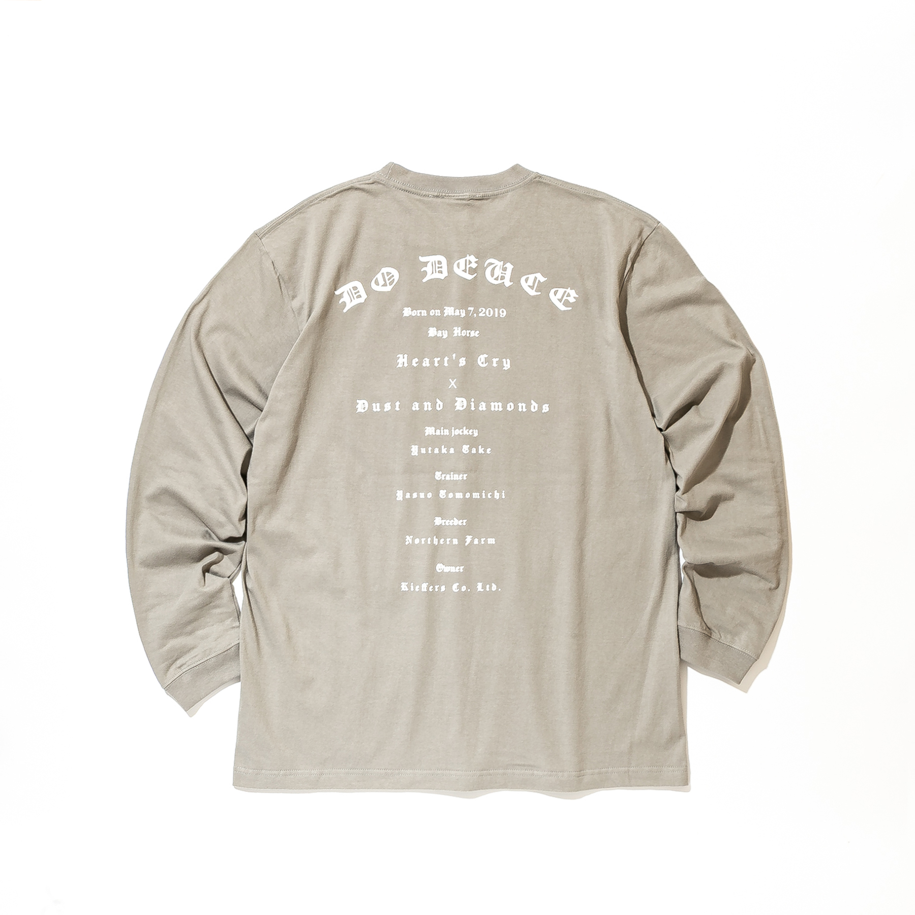 ドウデュース ロングスリーブTシャツ グレー Lサイズ