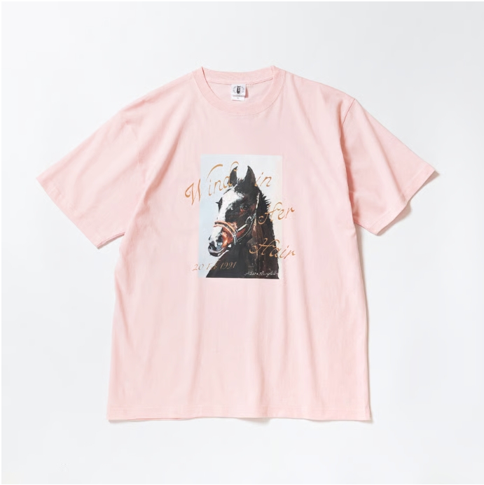 ウインドインハーヘア グラフィカルTシャツ Aタイプ ピンク Mサイズ