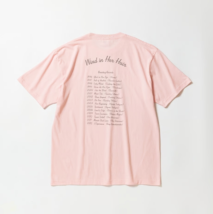ウインドインハーヘア グラフィカルTシャツ Bタイプ ピンク Mサイズ