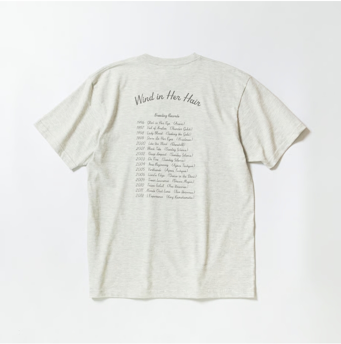 ウインドインハーヘア グラフィカルTシャツ Bタイプ グレー Mサイズ
