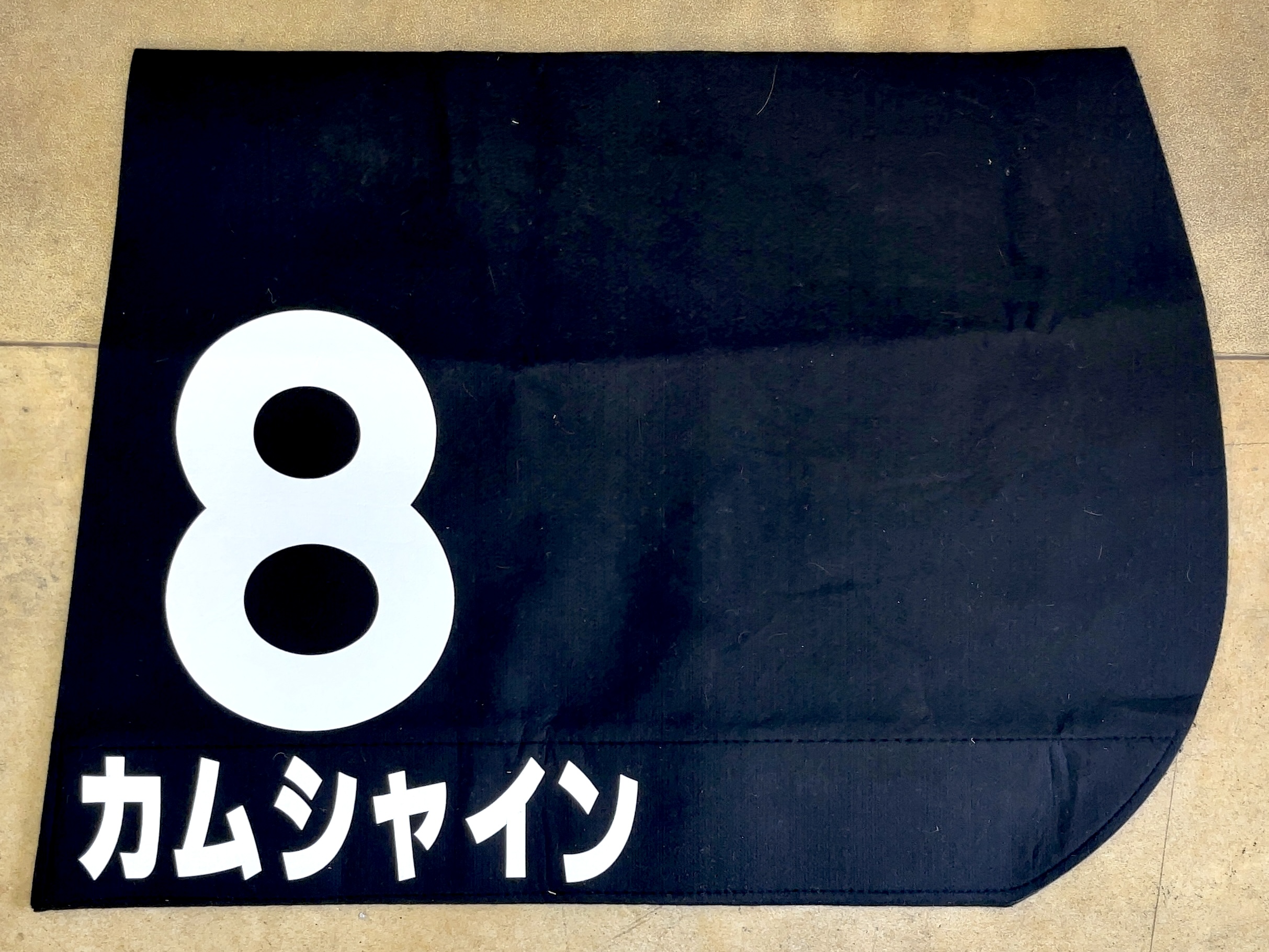 特殊ゼッケン カムシャイン グローバルカップ YJWCS第2戦 片面騎手名