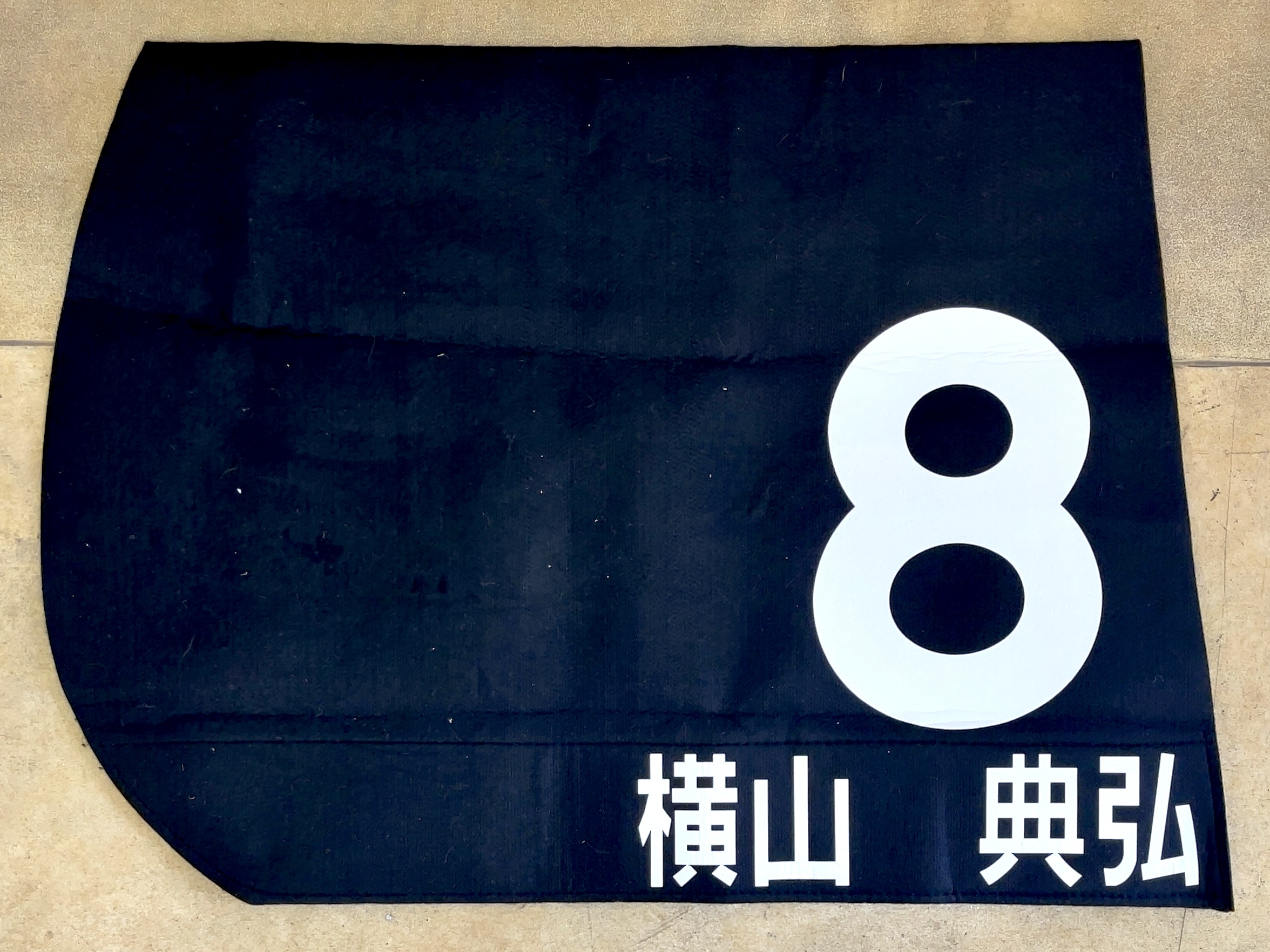 特殊ゼッケン カムシャイン グローバルカップ YJWCS第2戦 片面騎手名
