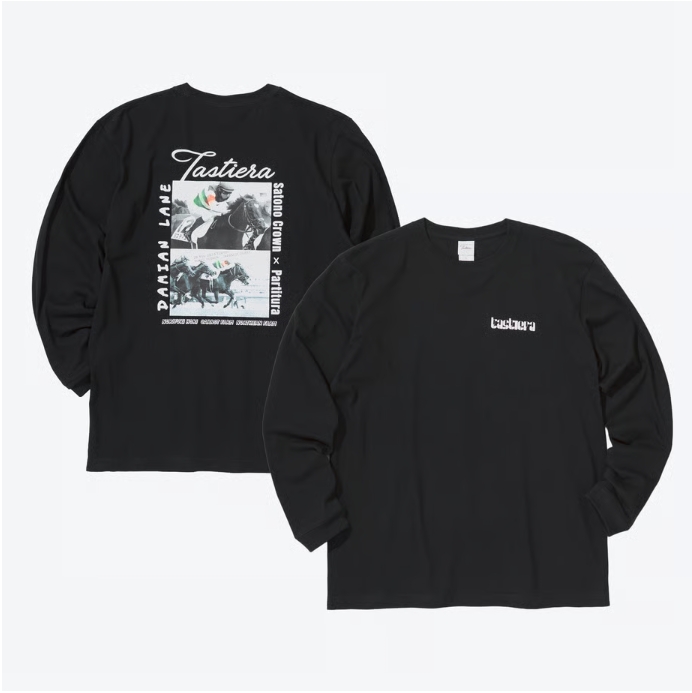 タスティエーラ グラフィカルロングスリーブTシャツ  Mサイズ