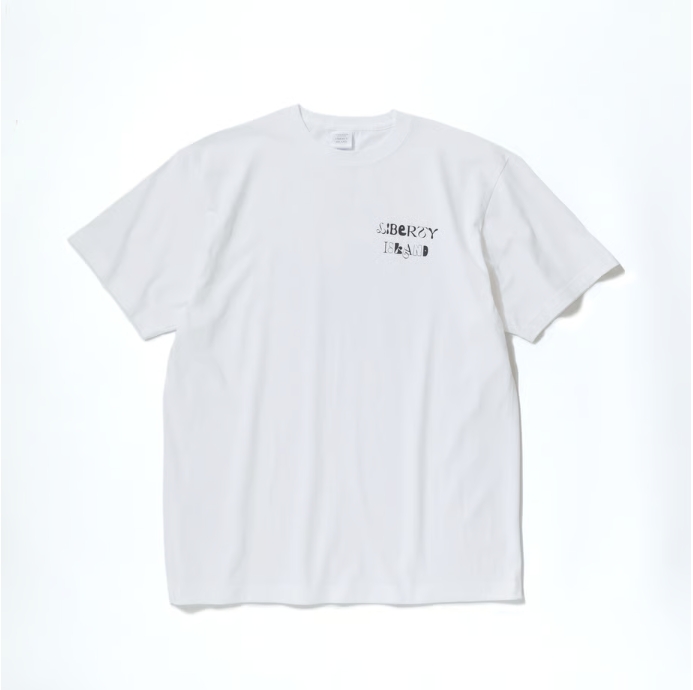 リバティアイランド グラフィカルTシャツ Bタイプ ホワイト Mサイズ